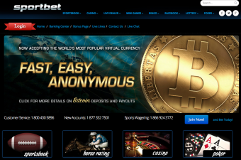 SportBet.com Homepage